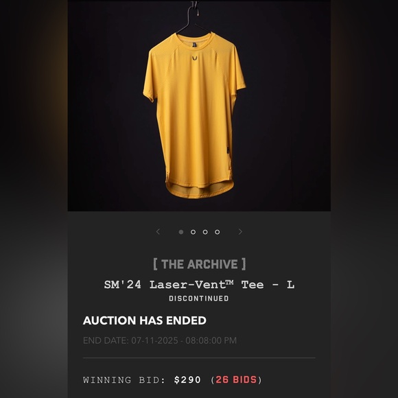 ASRV “Established Tee” in Amber (Large) - Limited Edition! Sold out everywhere! - Picture 6 of 13